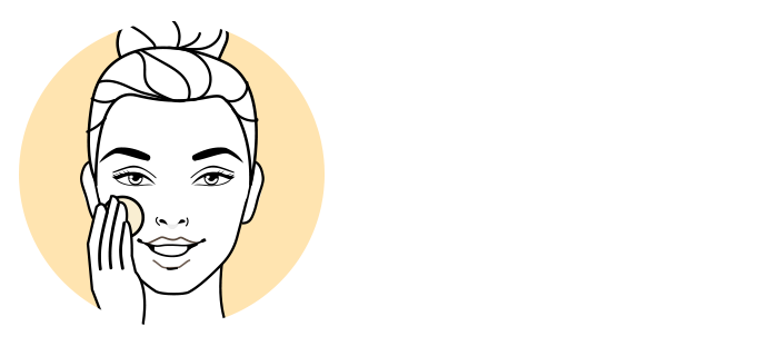 1. Depois da limpeza com o sabonete Clean Therapy ideal para o seu tipo de pele, aplique o Tônico Nutritivo por toda a face, com o auxílio de um algodão.